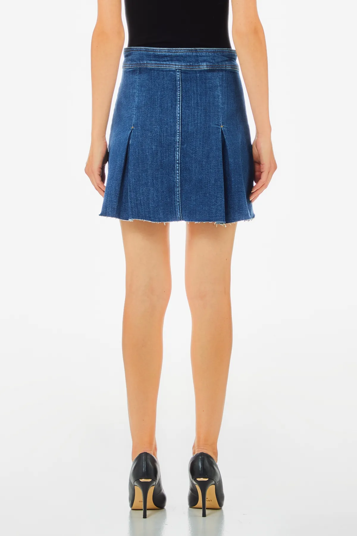 Gonna Mini Cross Blu Denim Liu Jo