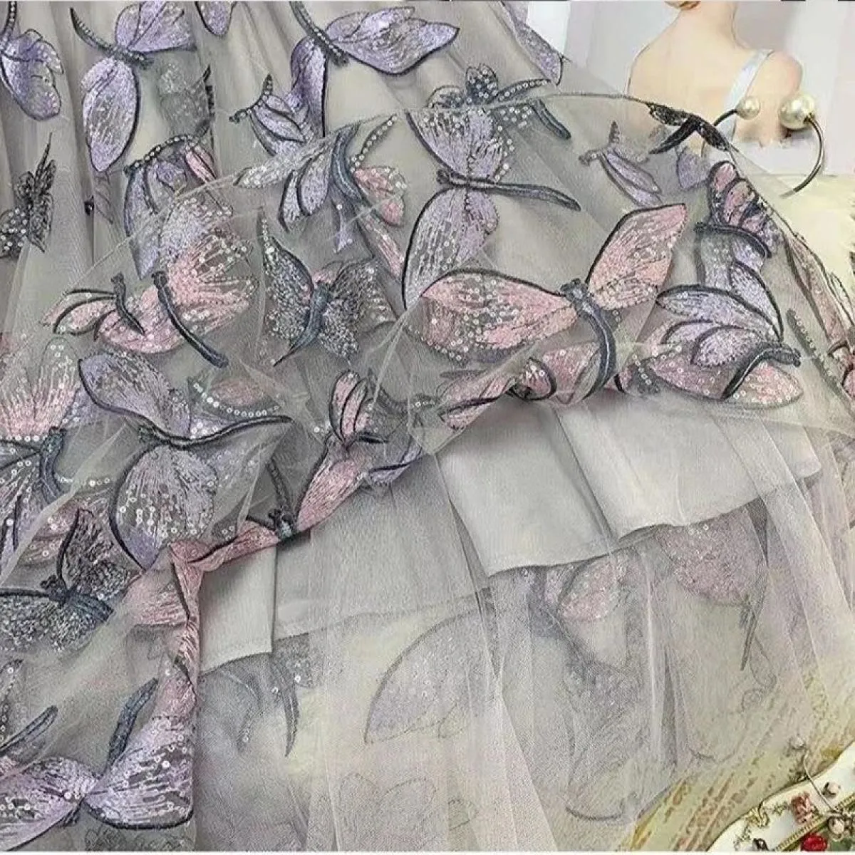 Gonne per donna  moda gonna longuette in tulle beige primavera estate nuova gonna in linea sci da donna Vintage Harajuku