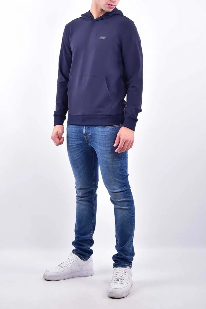 GUESS FELPA CAPPUCCIO JEANSERIA
