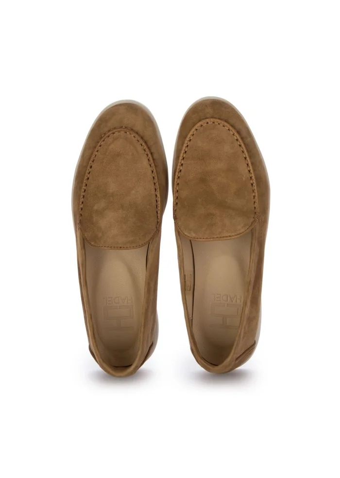 HADEL | MOCASSINI CAMOSCIO MARRONE