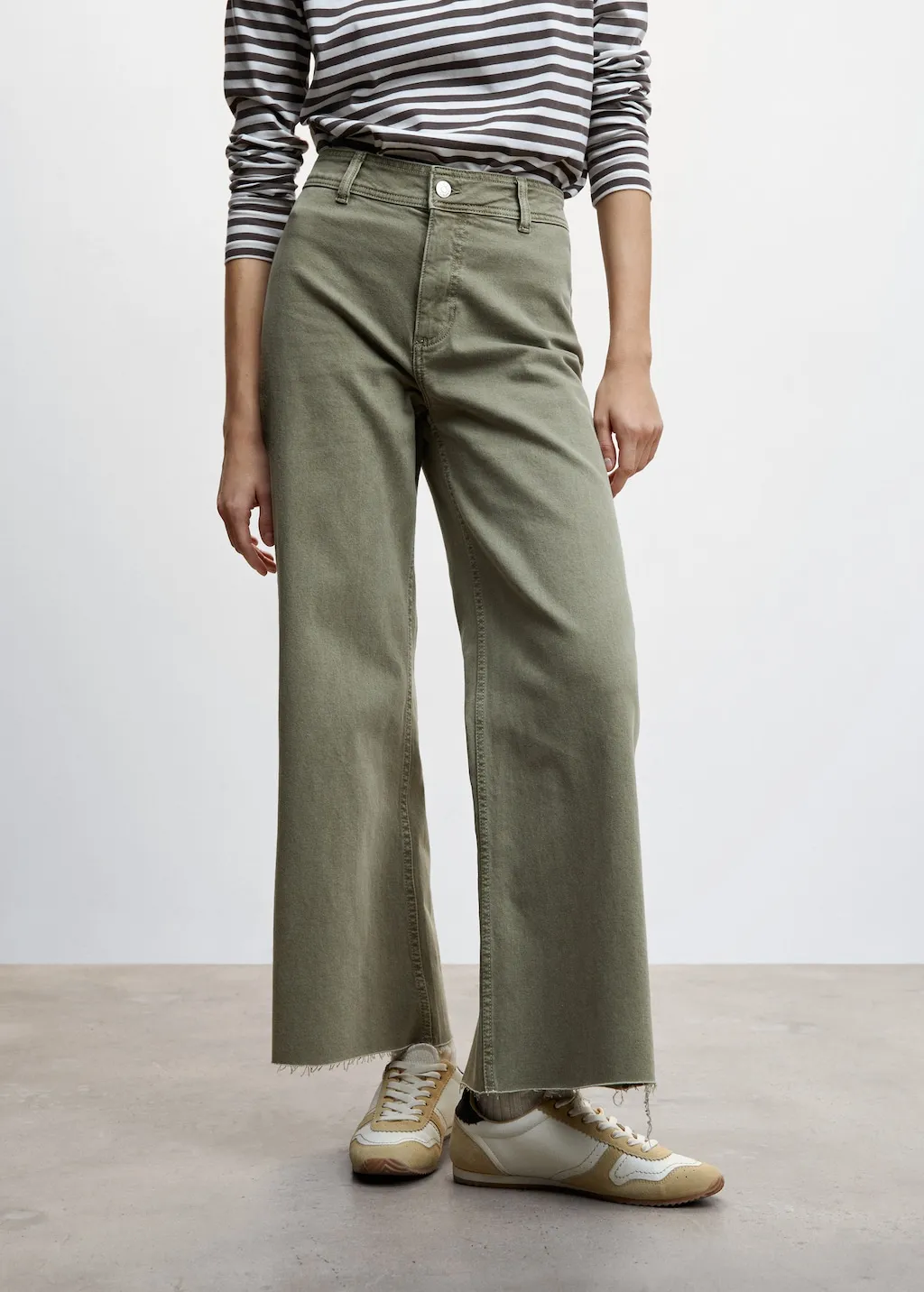 Jeans culotte vita alta