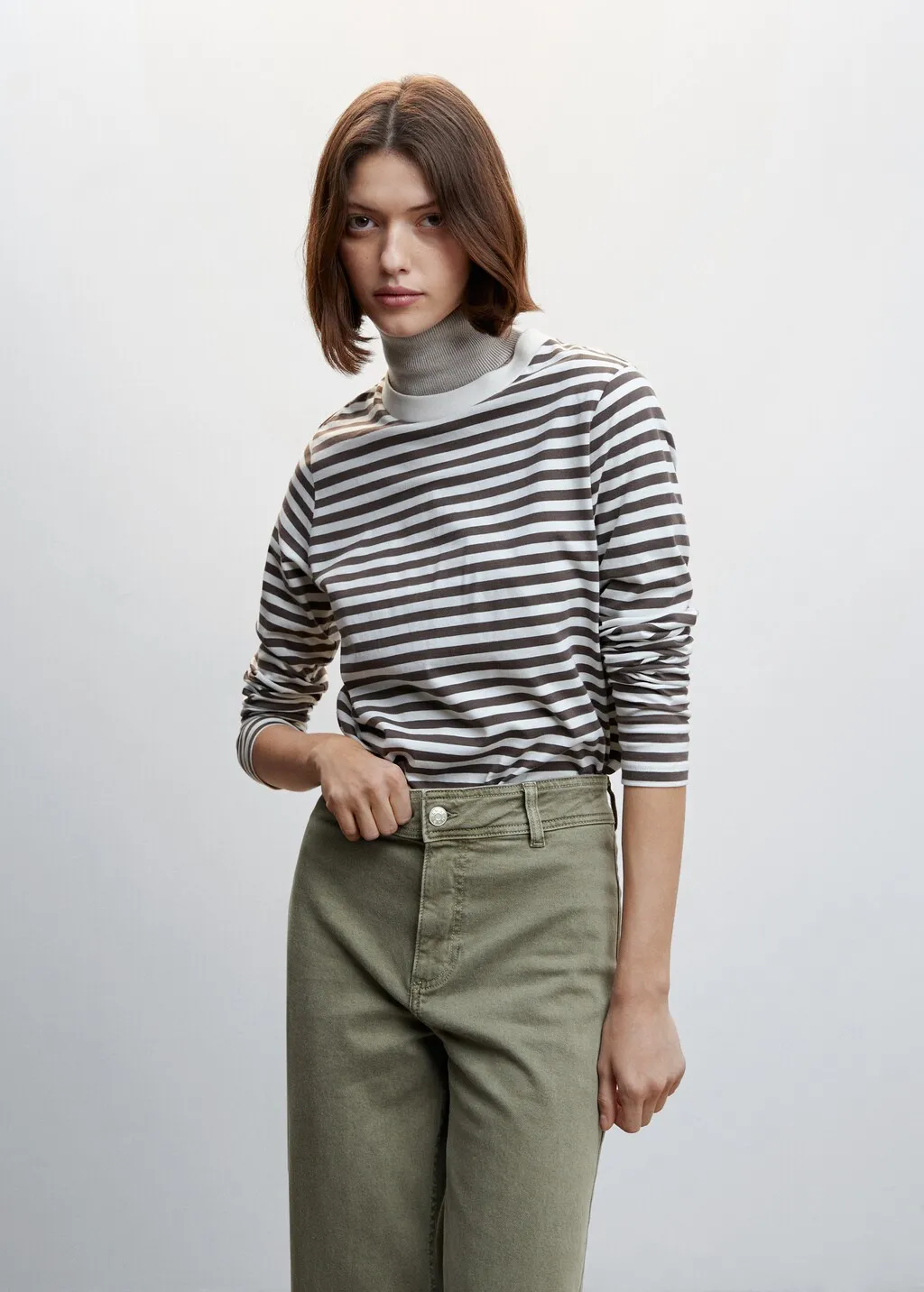 Jeans culotte vita alta