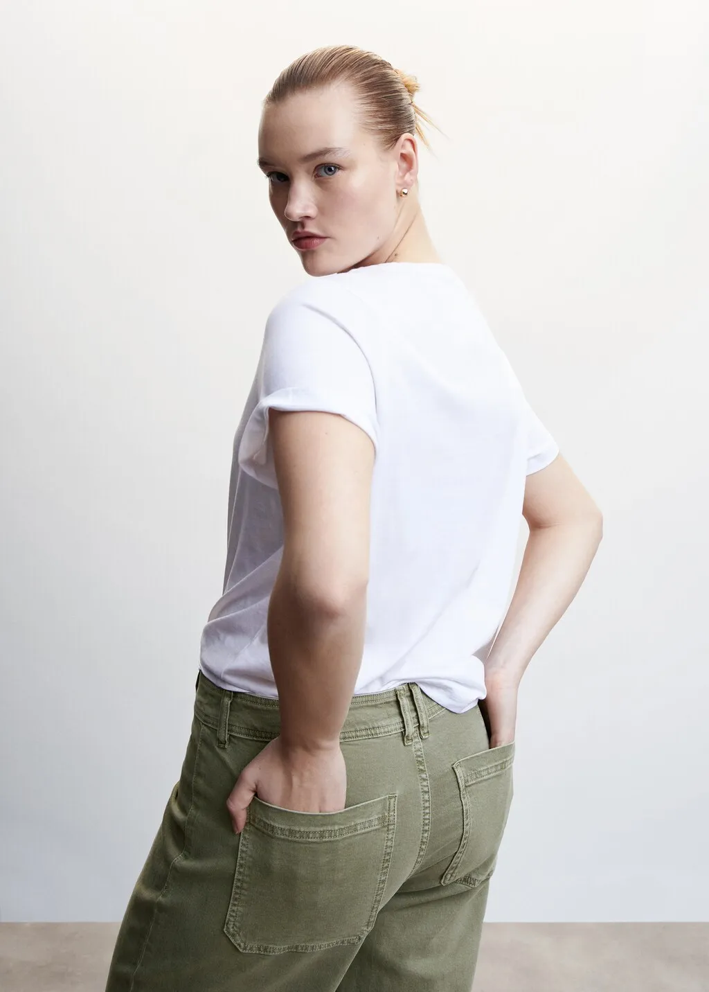 Jeans culotte vita alta