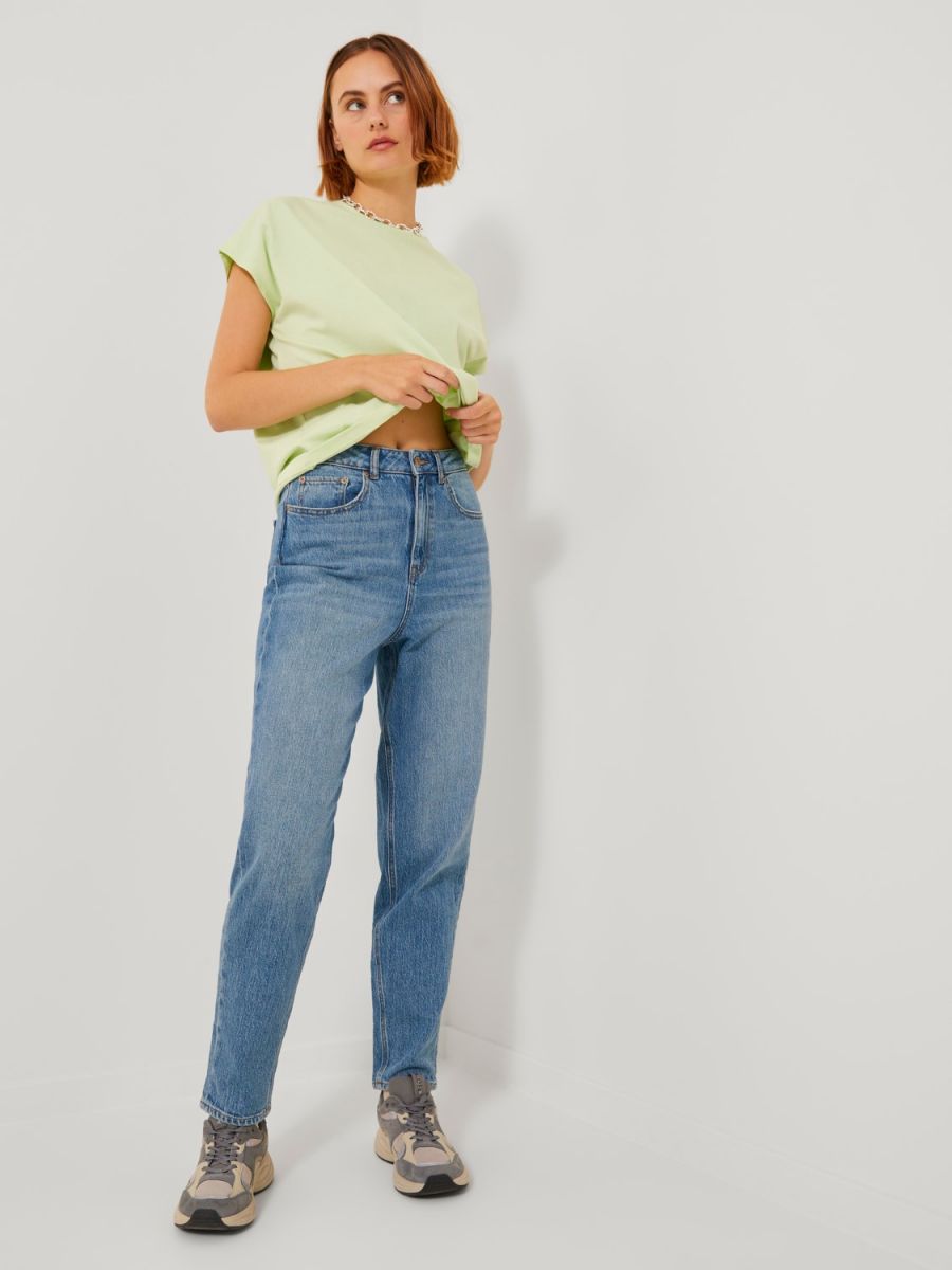 JEANS Donna JJXX 12236405 LISBON MOM HW LIGHT BLUE DENIM