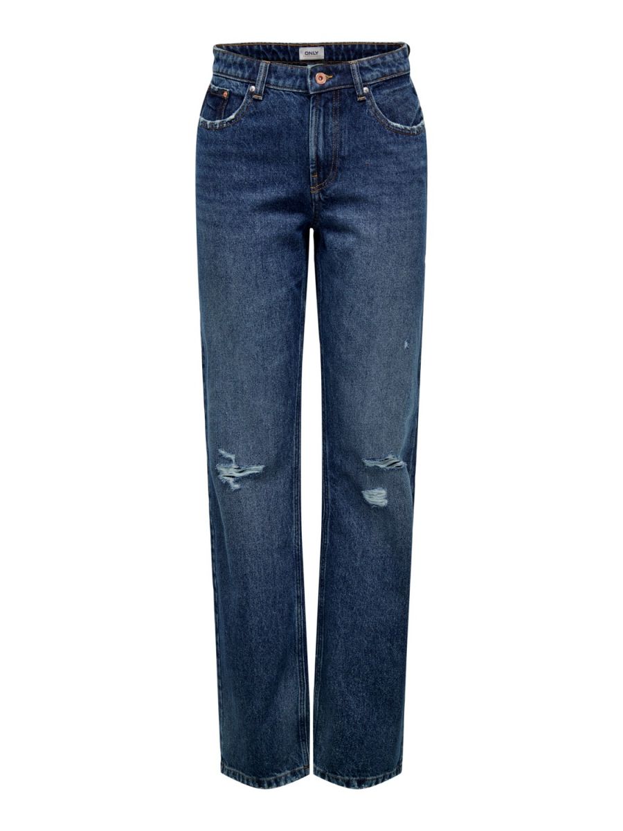 JEANS Donna ONLY 15255956 ONLDAD L.34 DARK BLUE DENIM