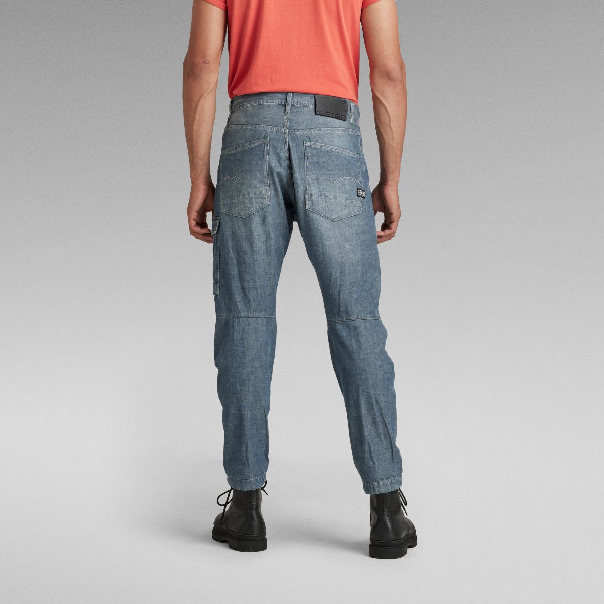 JEANS Uomo G-STAR D21483-C611 - BEARING 3D CARGO CHAMBRAY WOVEN