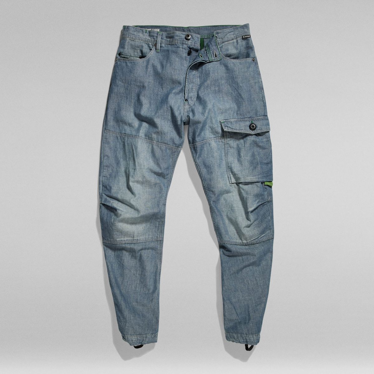JEANS Uomo G-STAR D21483-C611 - BEARING 3D CARGO CHAMBRAY WOVEN