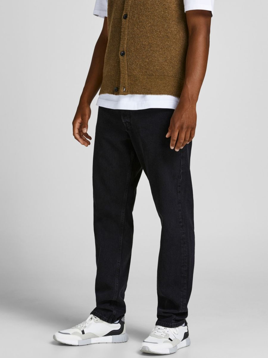 JEANS Uomo JACK&JONES 12168656 CHRIS BLACK DENIM