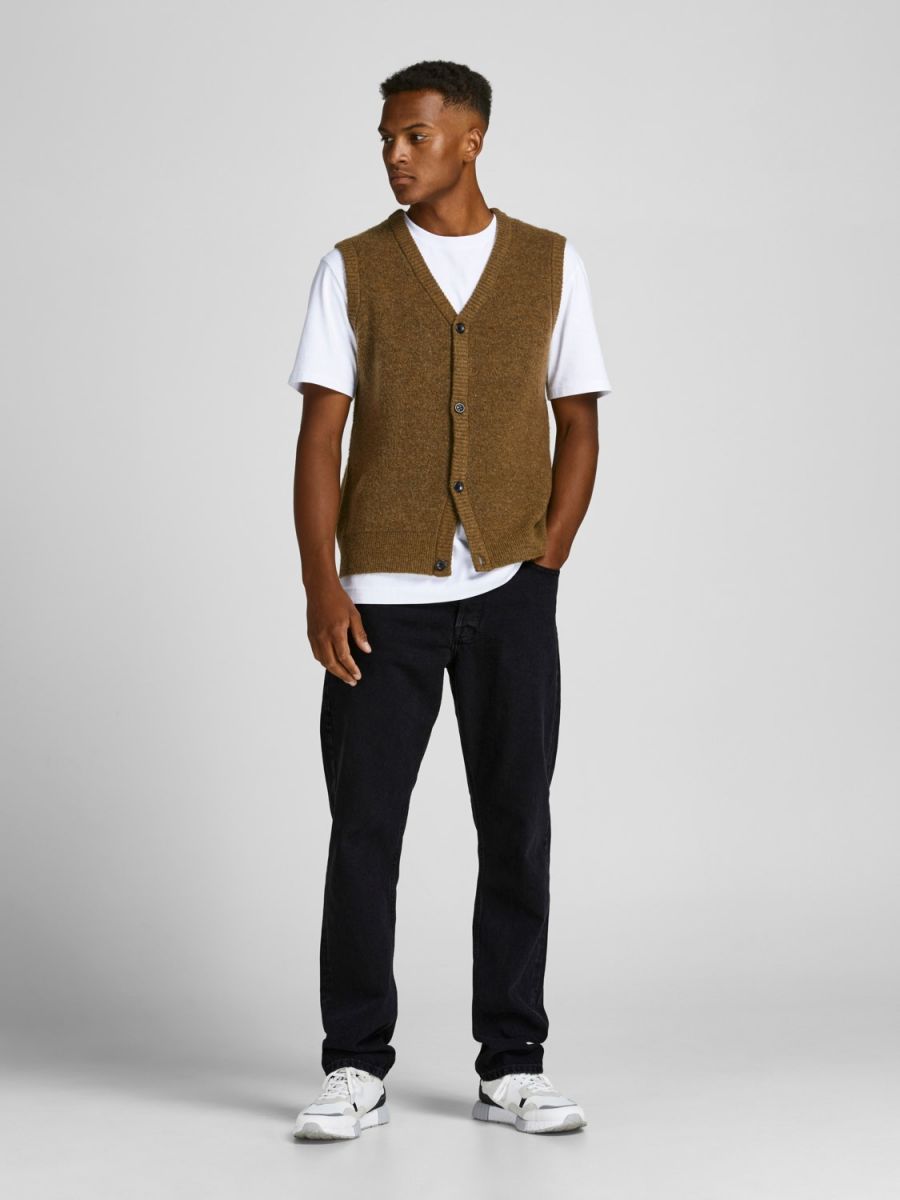 JEANS Uomo JACK&JONES 12168656 CHRIS BLACK DENIM