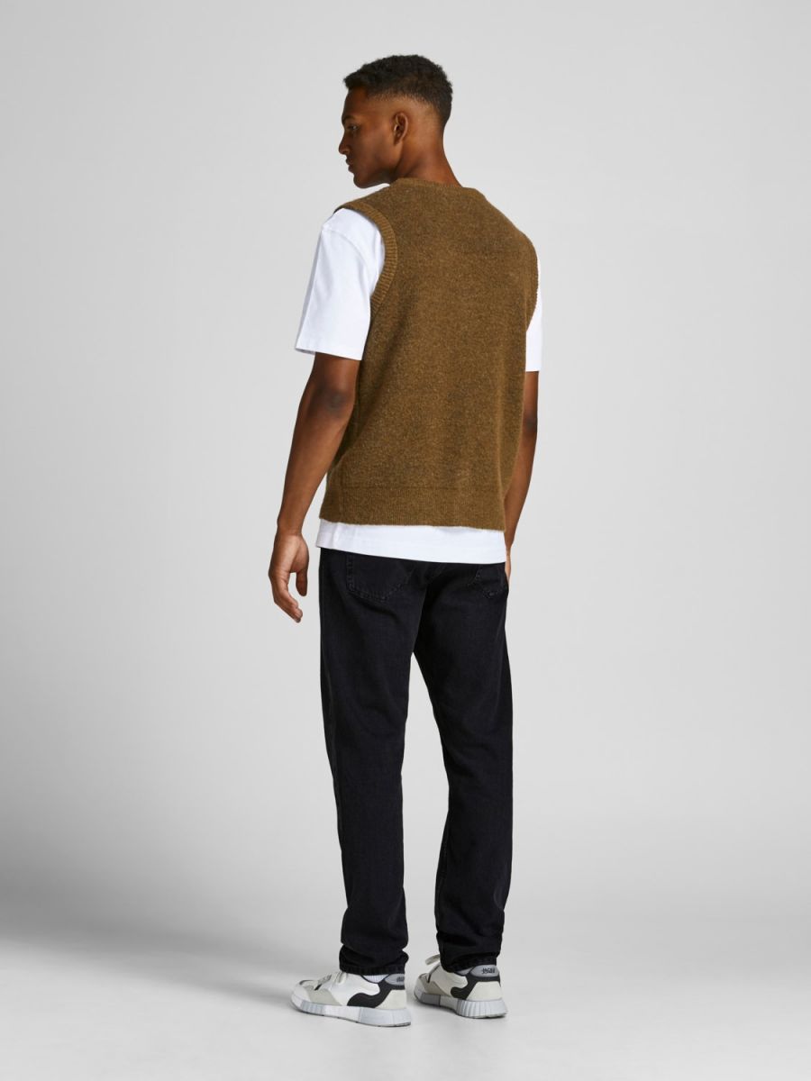 JEANS Uomo JACK&JONES 12168656 CHRIS BLACK DENIM