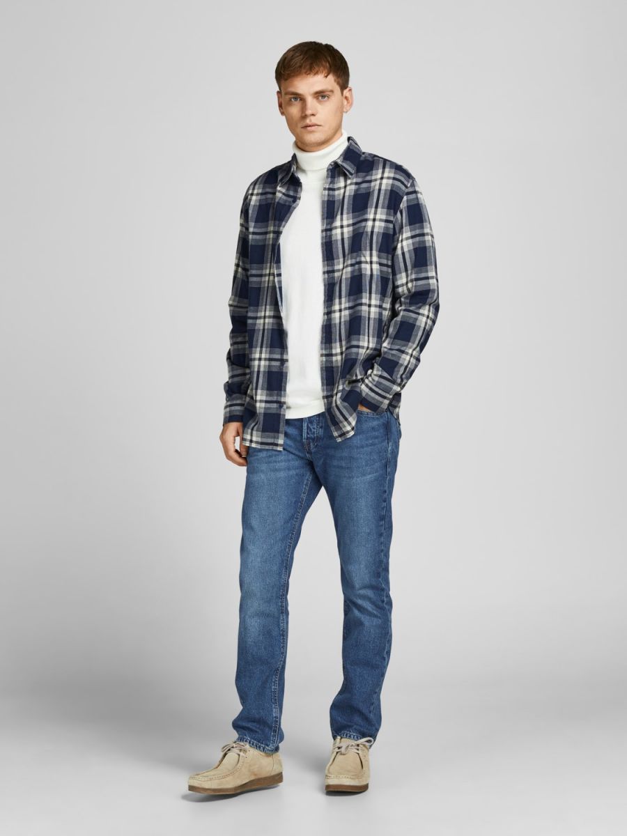 JEANS Uomo JACK&JONES 12201724 MIKE BLUE DENIM