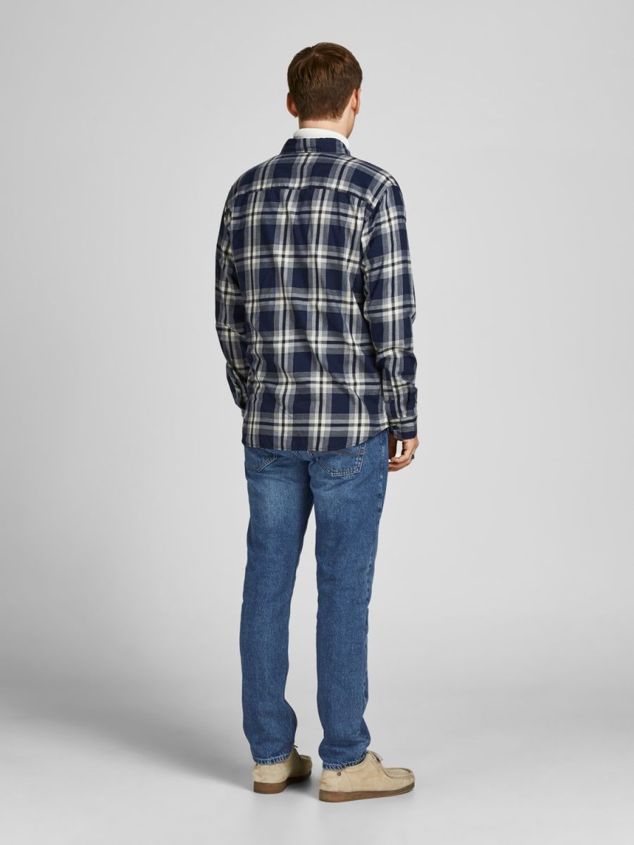JEANS Uomo JACK&JONES 12201724 MIKE BLUE DENIM