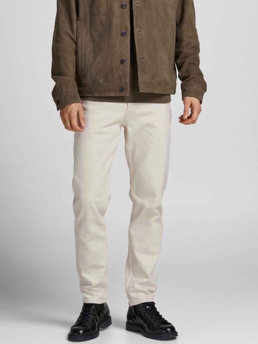 JEANS Uomo JACK&JONES 12204316 MIKE ECRU