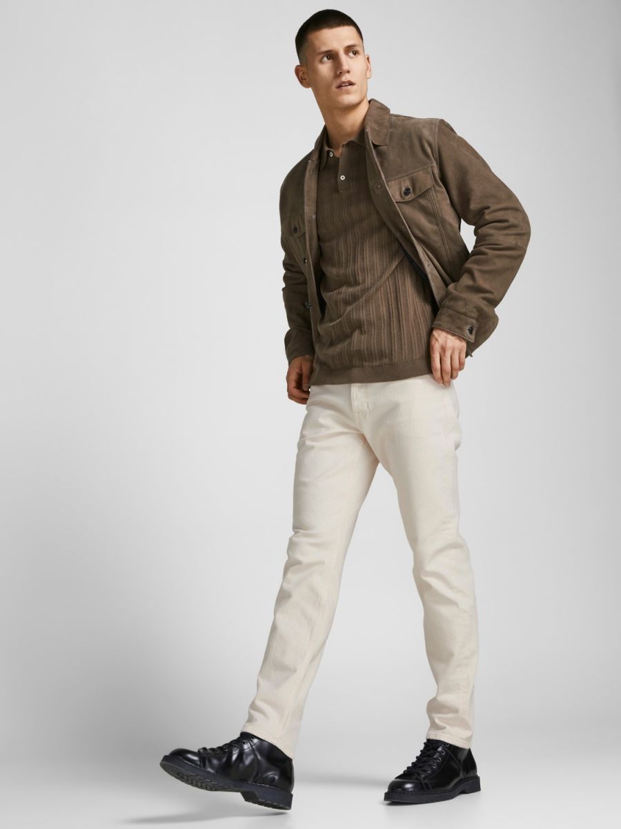 JEANS Uomo JACK&JONES 12204316 MIKE ECRU