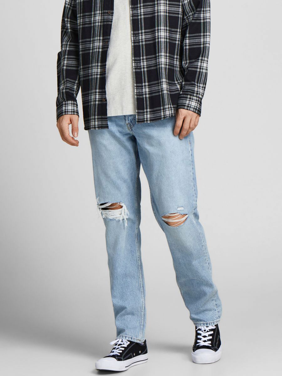 JEANS Uomo JACK&JONES 12204319 CHRIS BLUE DENIM
