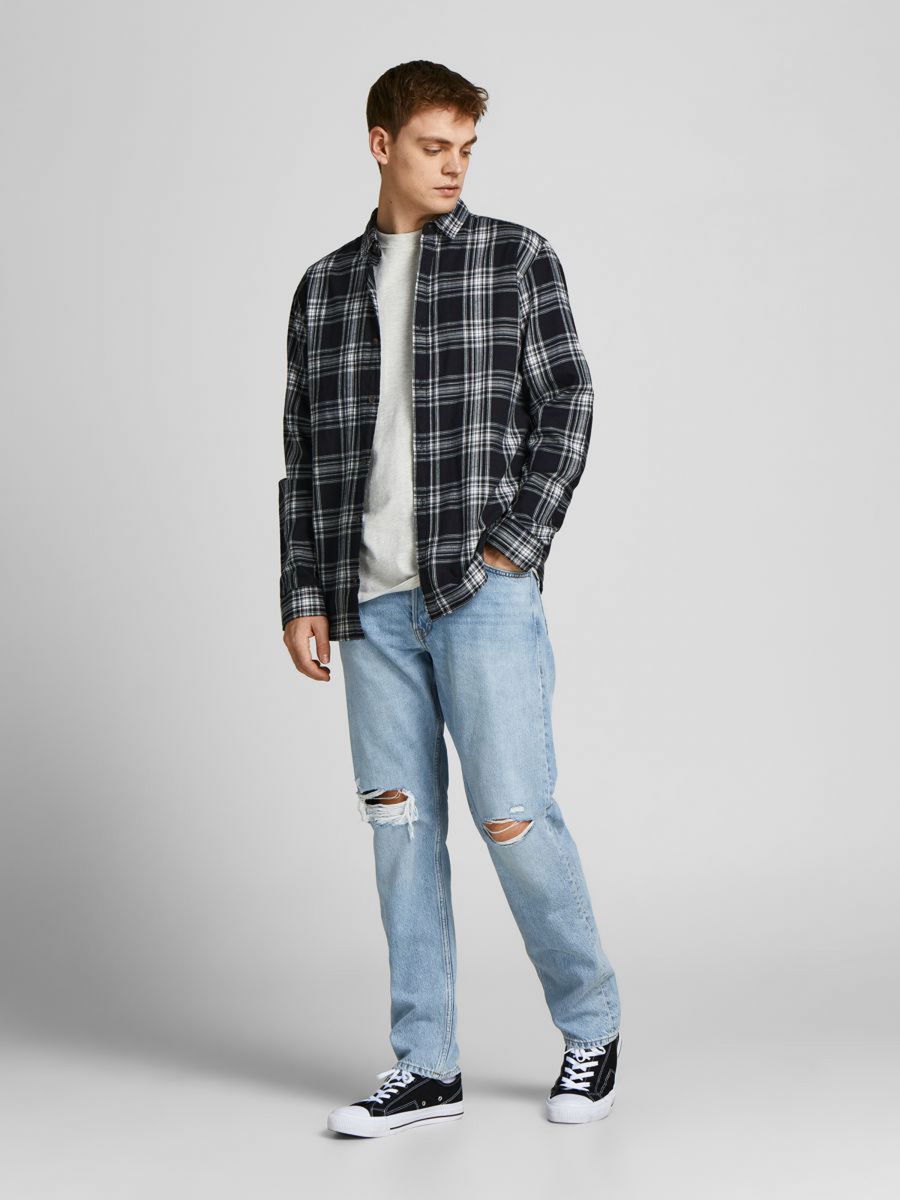JEANS Uomo JACK&JONES 12204319 CHRIS BLUE DENIM