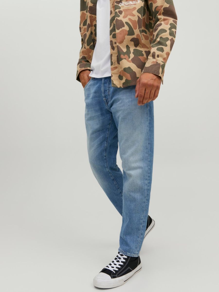 JEANS Uomo JACK&JONES 12229859 FRANK BLUE DENIM