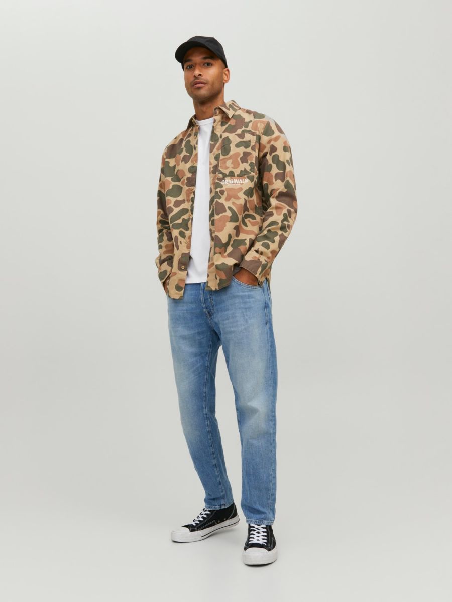 JEANS Uomo JACK&JONES 12229859 FRANK BLUE DENIM