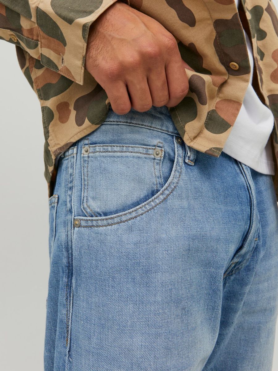 JEANS Uomo JACK&JONES 12229859 FRANK BLUE DENIM