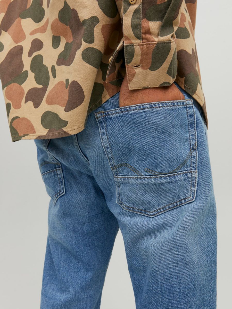 JEANS Uomo JACK&JONES 12229859 FRANK BLUE DENIM