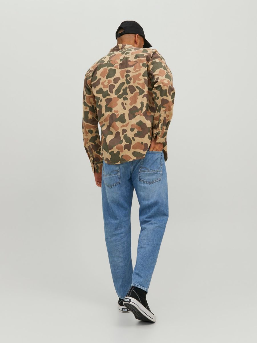 JEANS Uomo JACK&JONES 12229859 FRANK BLUE DENIM