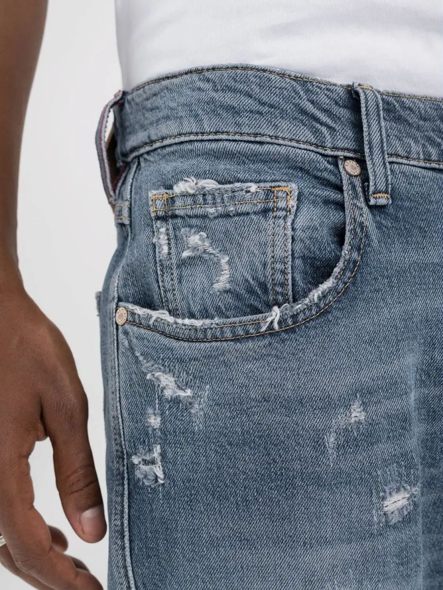 JEANS Uomo REPLAY M1030Q.773.664 SANDOT 009 MEDIUN BLUE