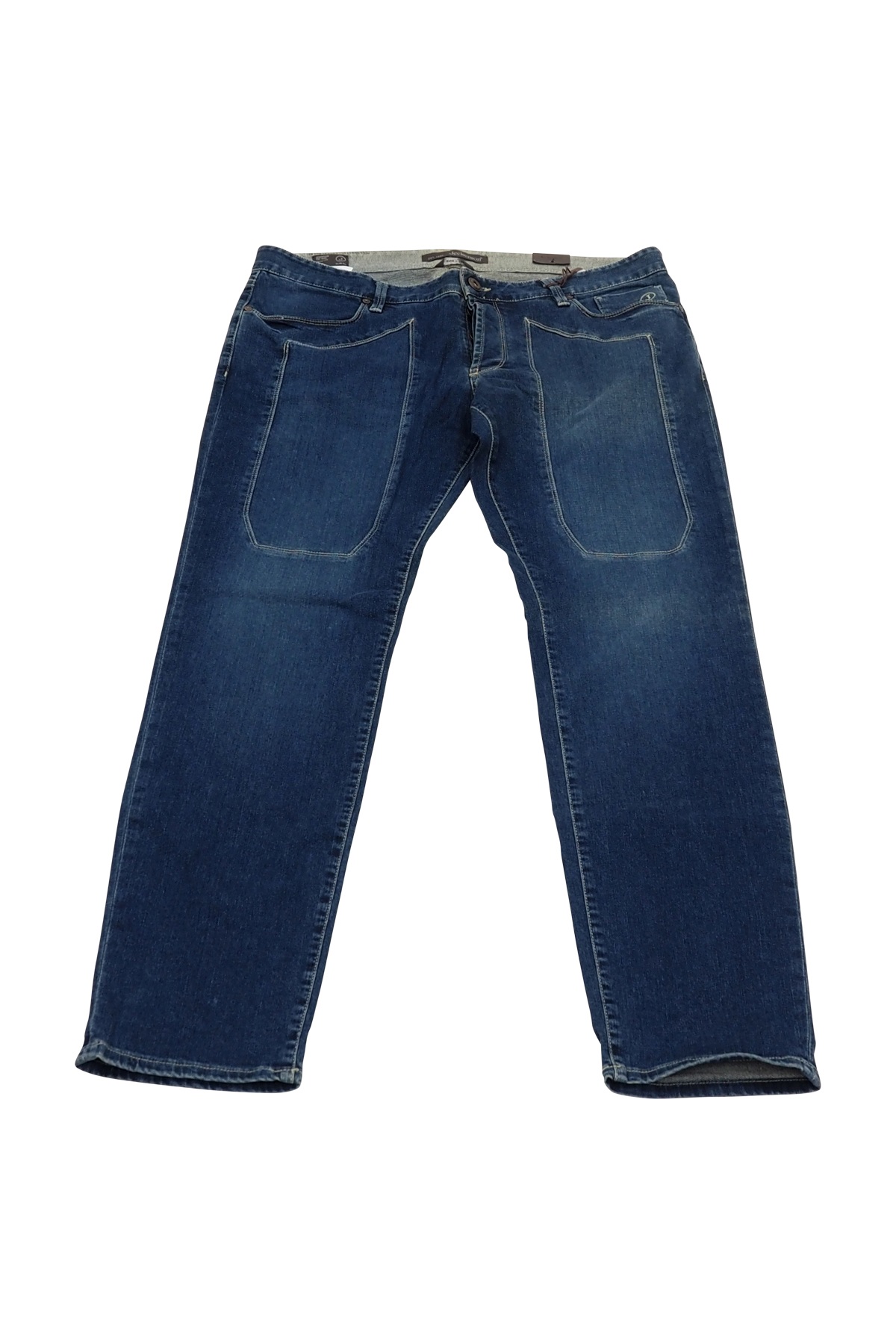 Jeckerson jeans invecchiato toppa per uomo