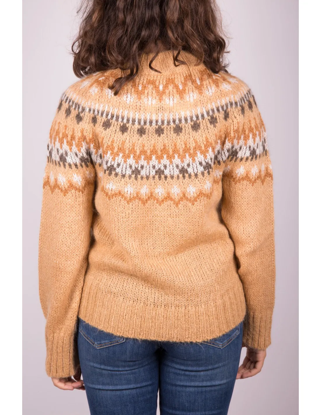 Jersey de mujer Ottavio Kocca beige