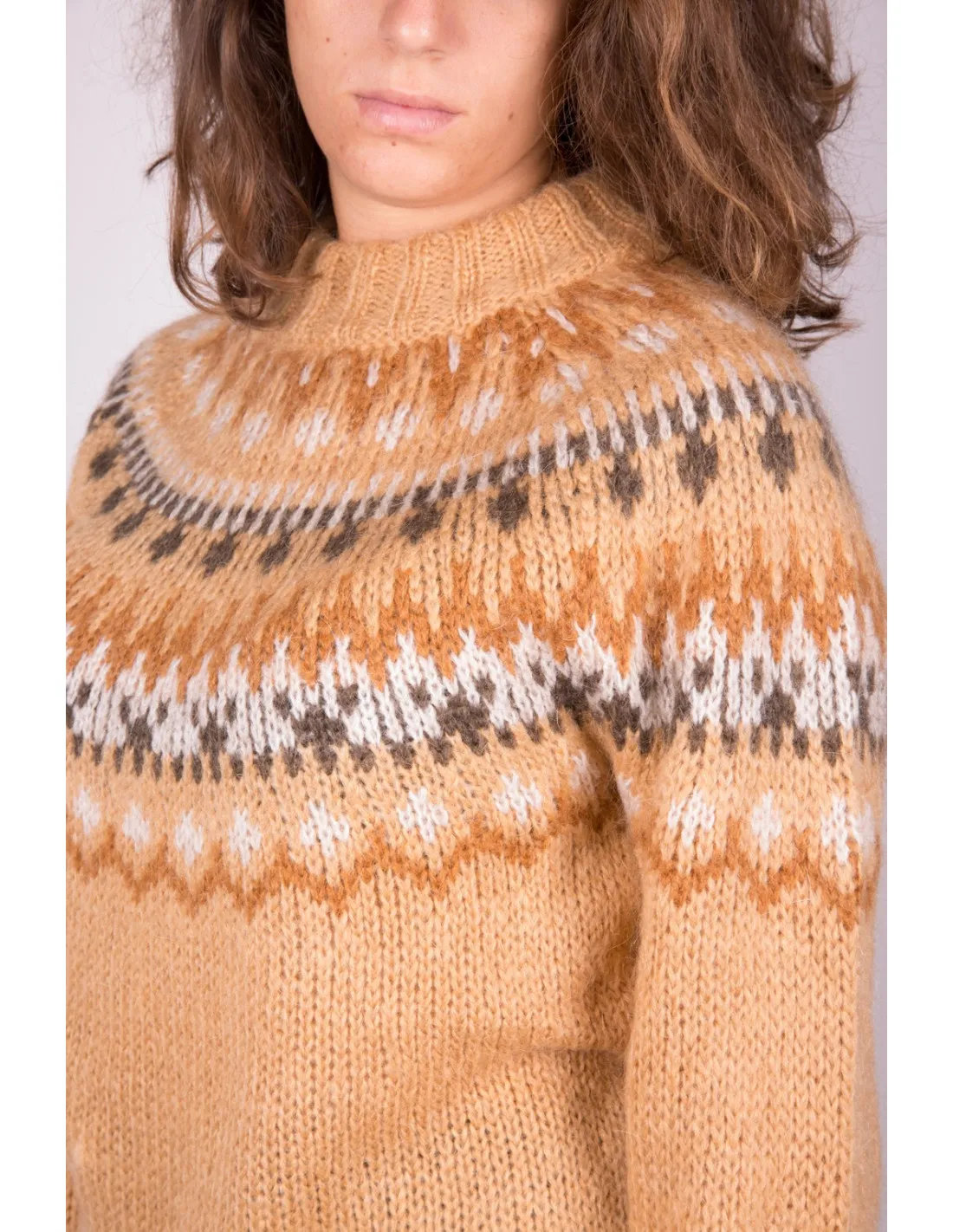 Jersey de mujer Ottavio Kocca beige