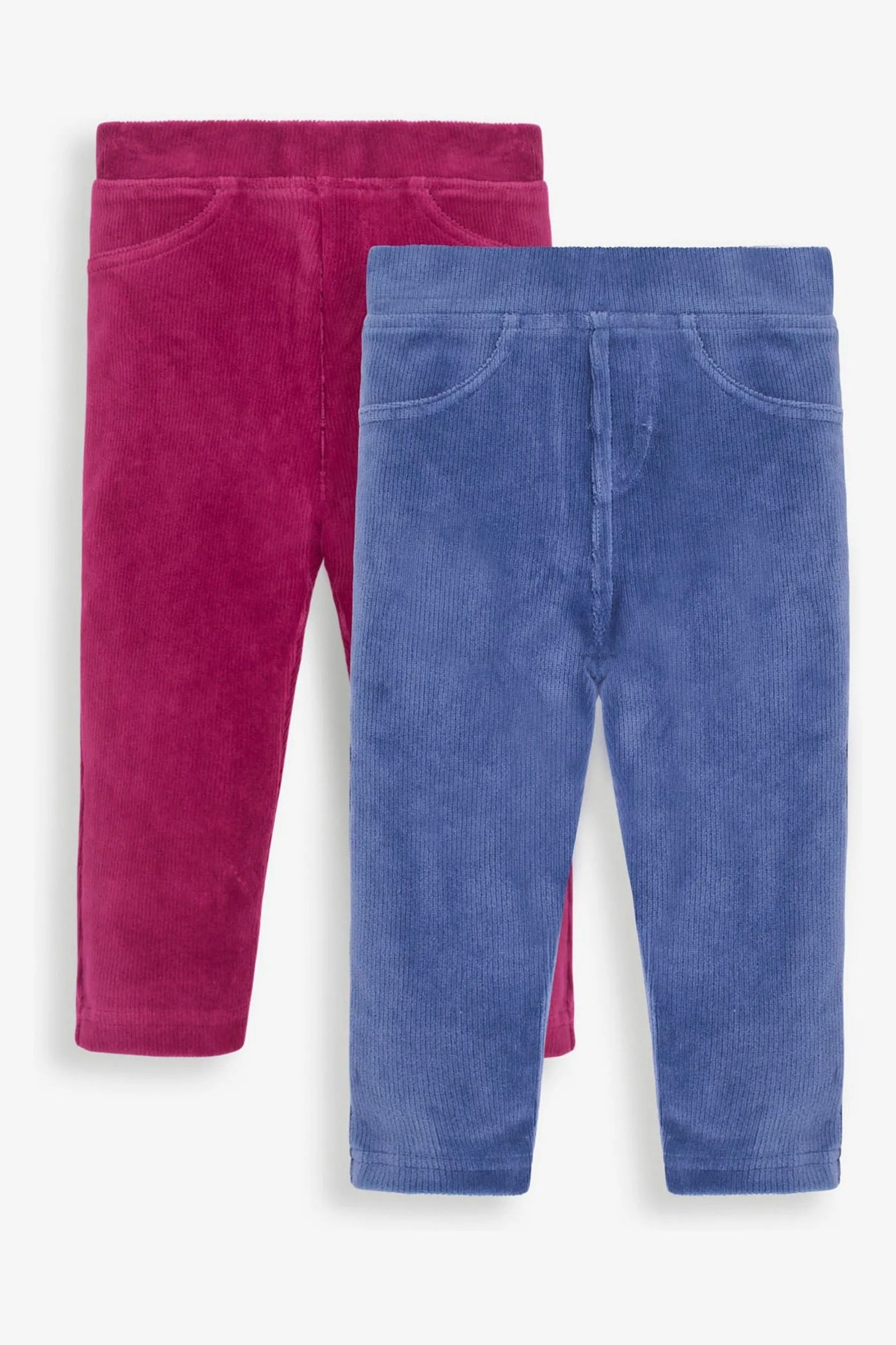 JoJo Maman Bébé 2-Pack Jersey Cord Jeggings    