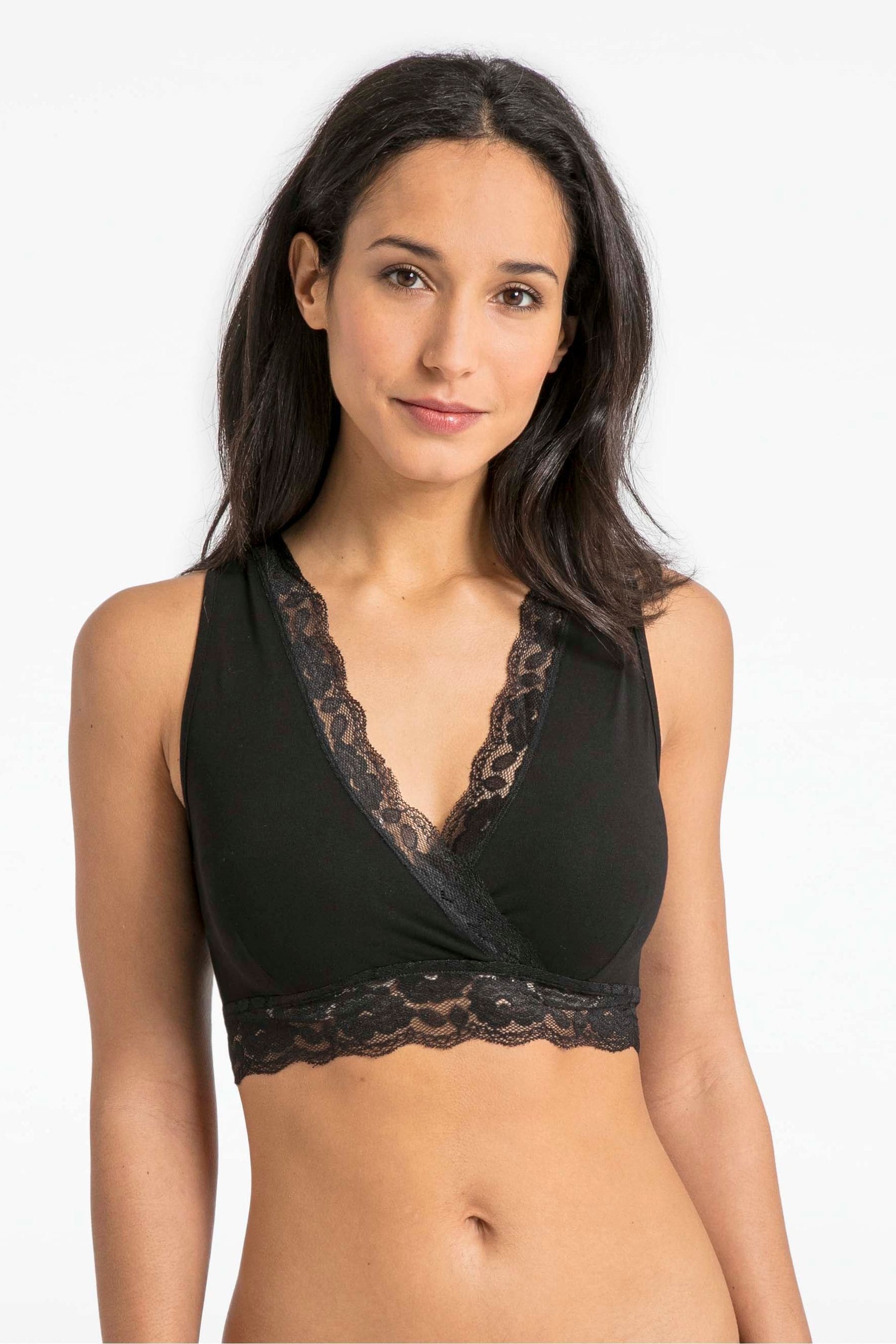 JoJo Maman - Reggiseni del pigiama premaman e per allattamento con Pizzo