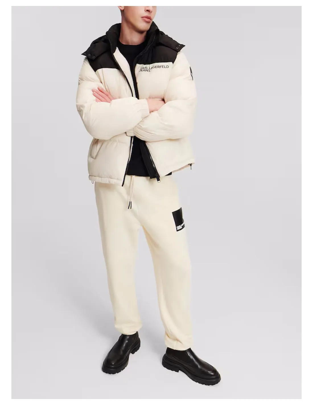 KARL LAGERFELD JEANS PANTALONI UOMO RELAXED SWEATP