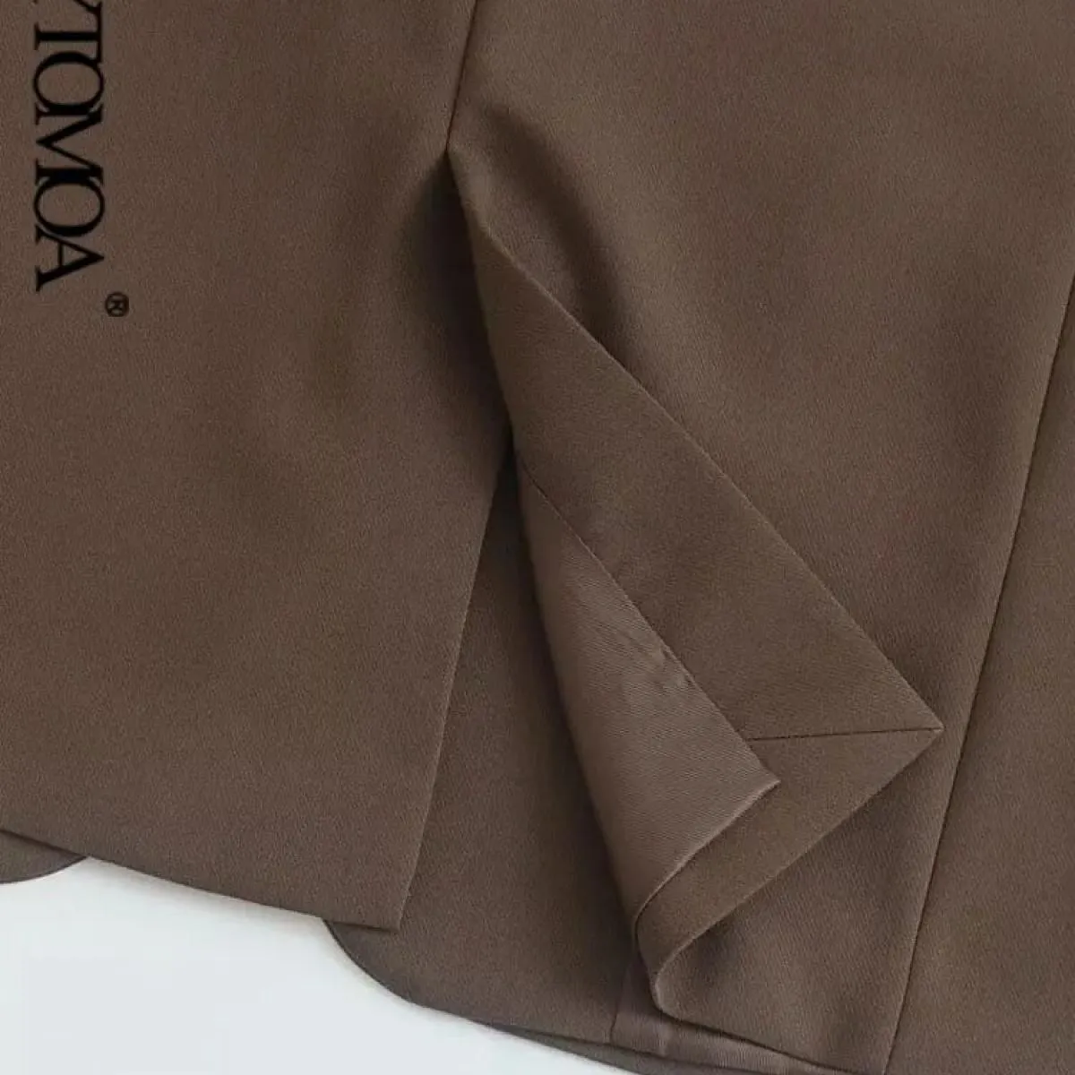 Kpytomoa Moda Donna Con Tasche Blazer Oversize Cappotto Vintage Manica Lunga Bottone Frontale Capispalla Donna Chic Gilet