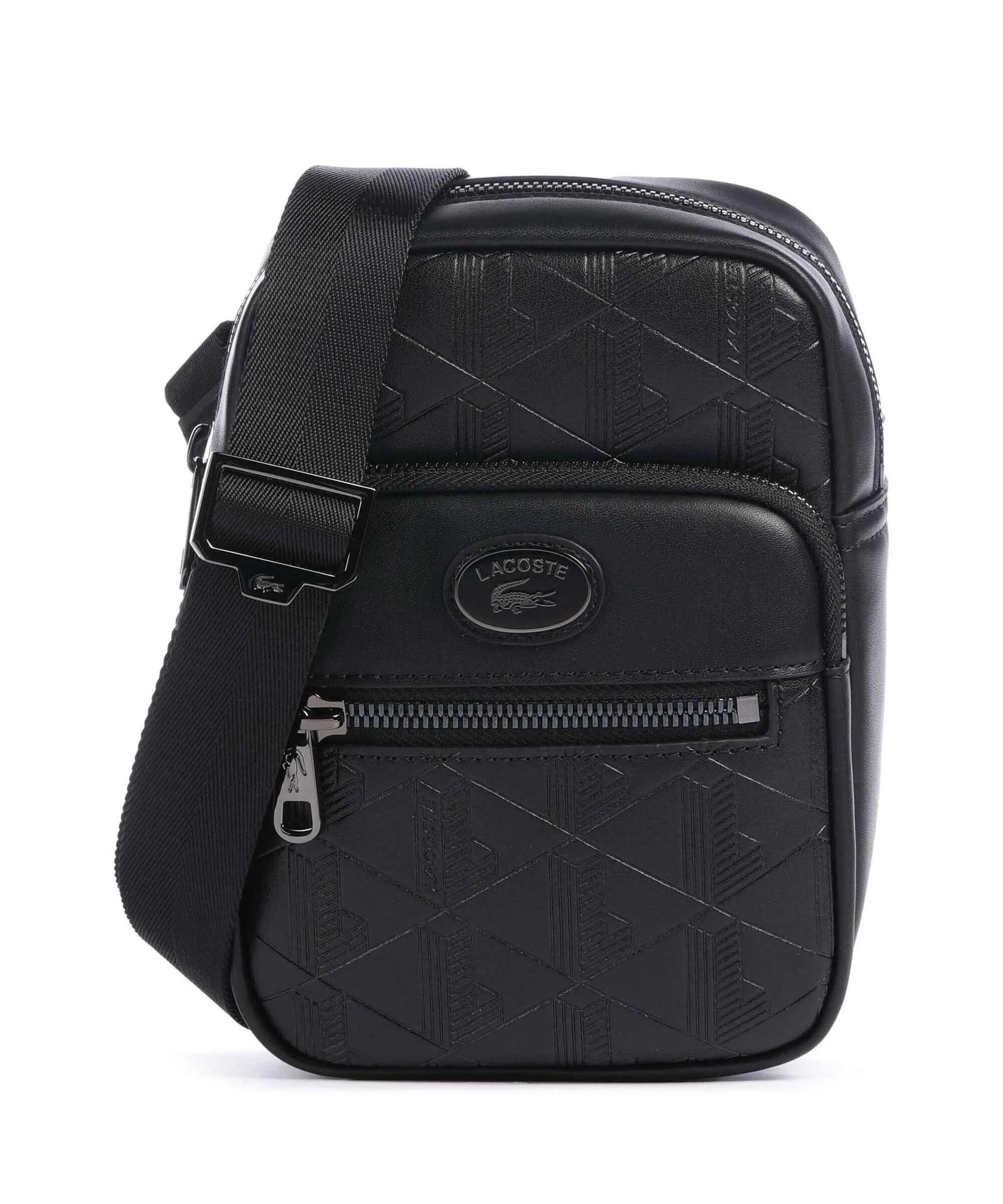 Lacoste Nomogramme Borsa a tracolla poliuretano nero  