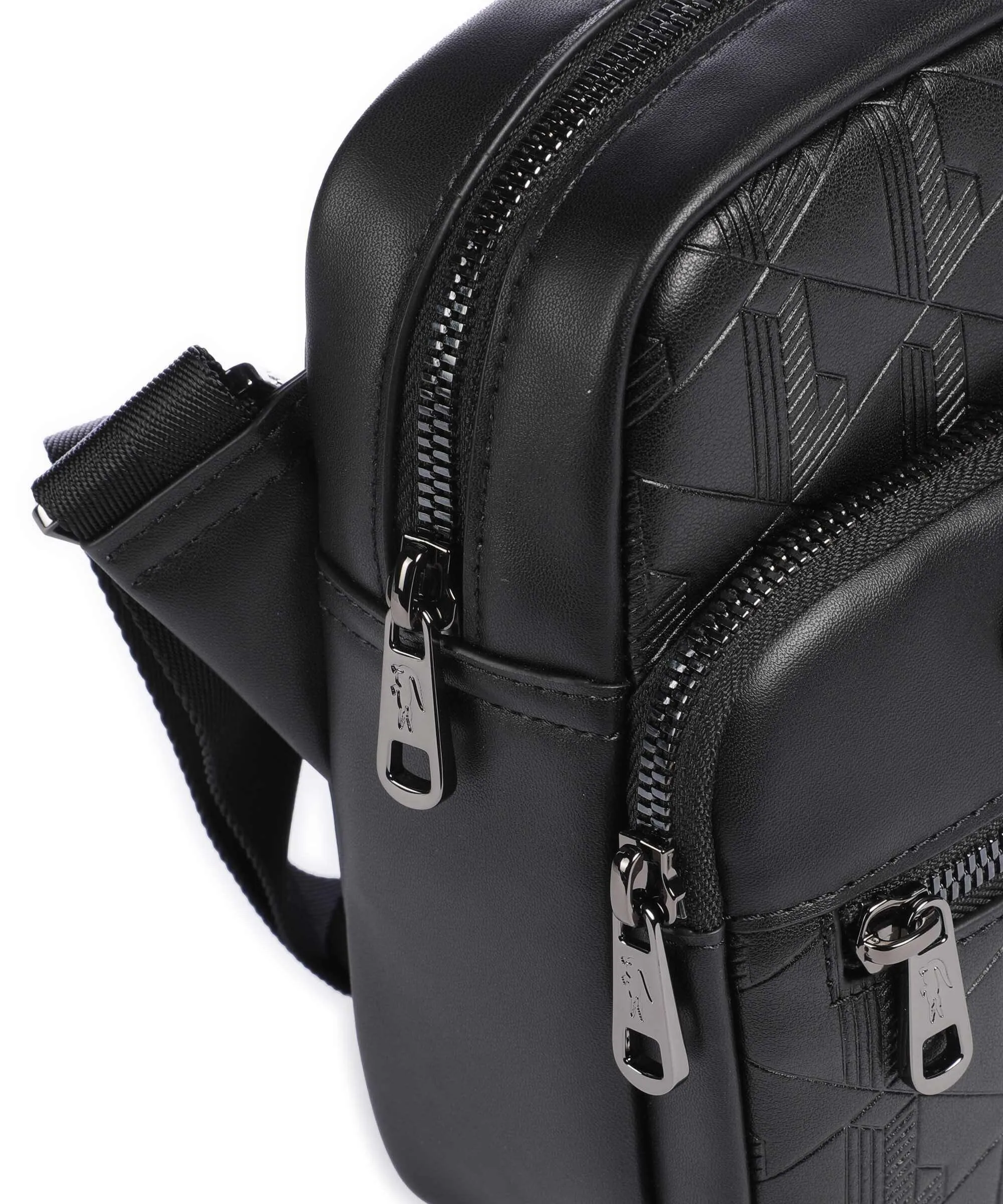  Lacoste Nomogramme Borsa a tracolla poliuretano nero  
