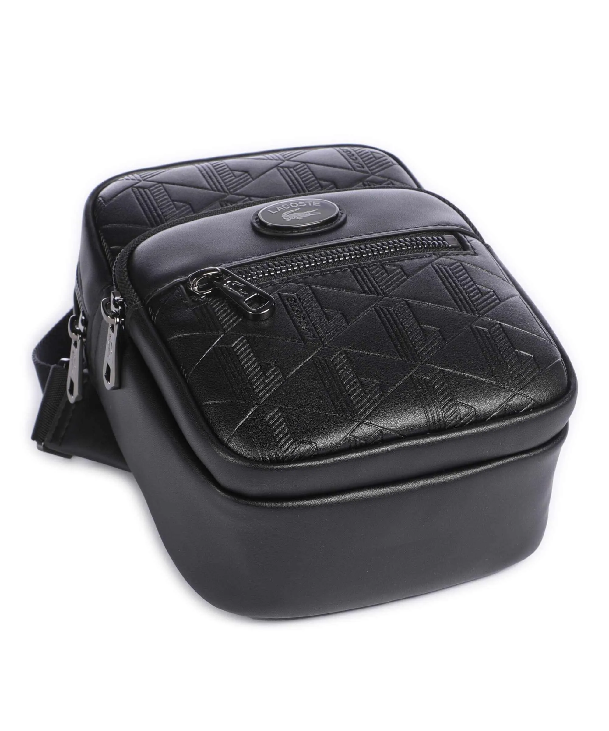  Lacoste Nomogramme Borsa a tracolla poliuretano nero  