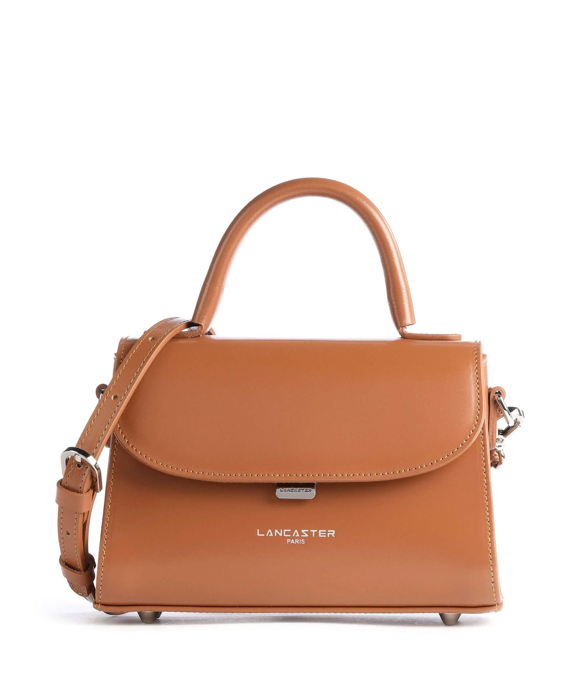  Lancaster Suave Even Borsa a mano pelle di vacchetta liscia camel  
