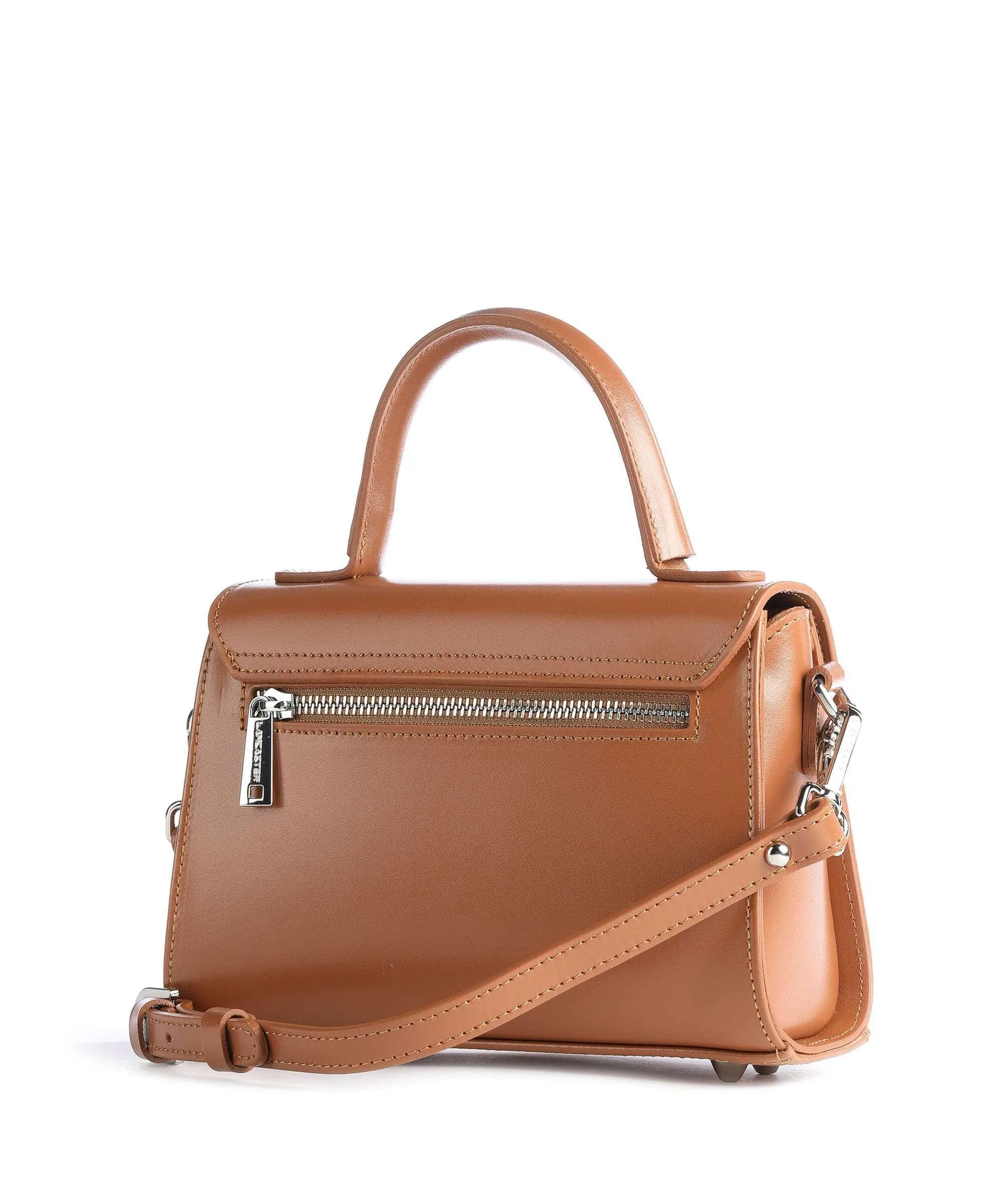  Lancaster Suave Even Borsa a mano pelle di vacchetta liscia camel  