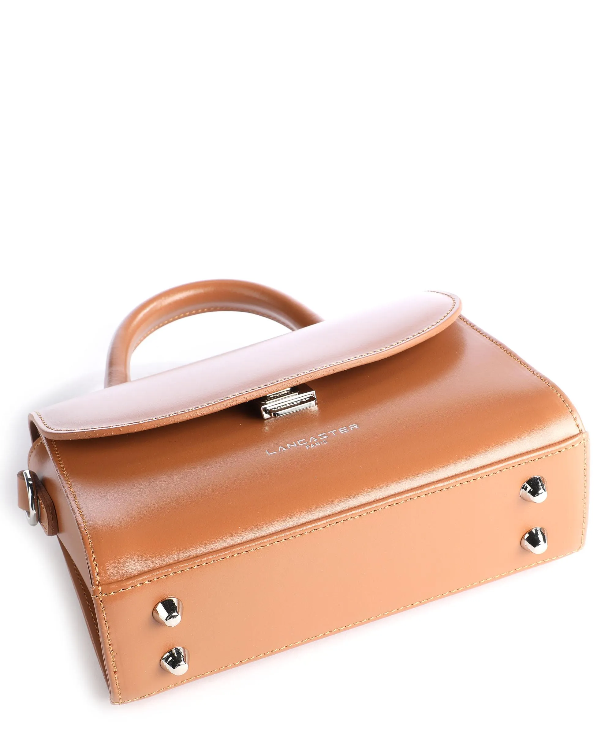  Lancaster Suave Even Borsa a mano pelle di vacchetta liscia camel  