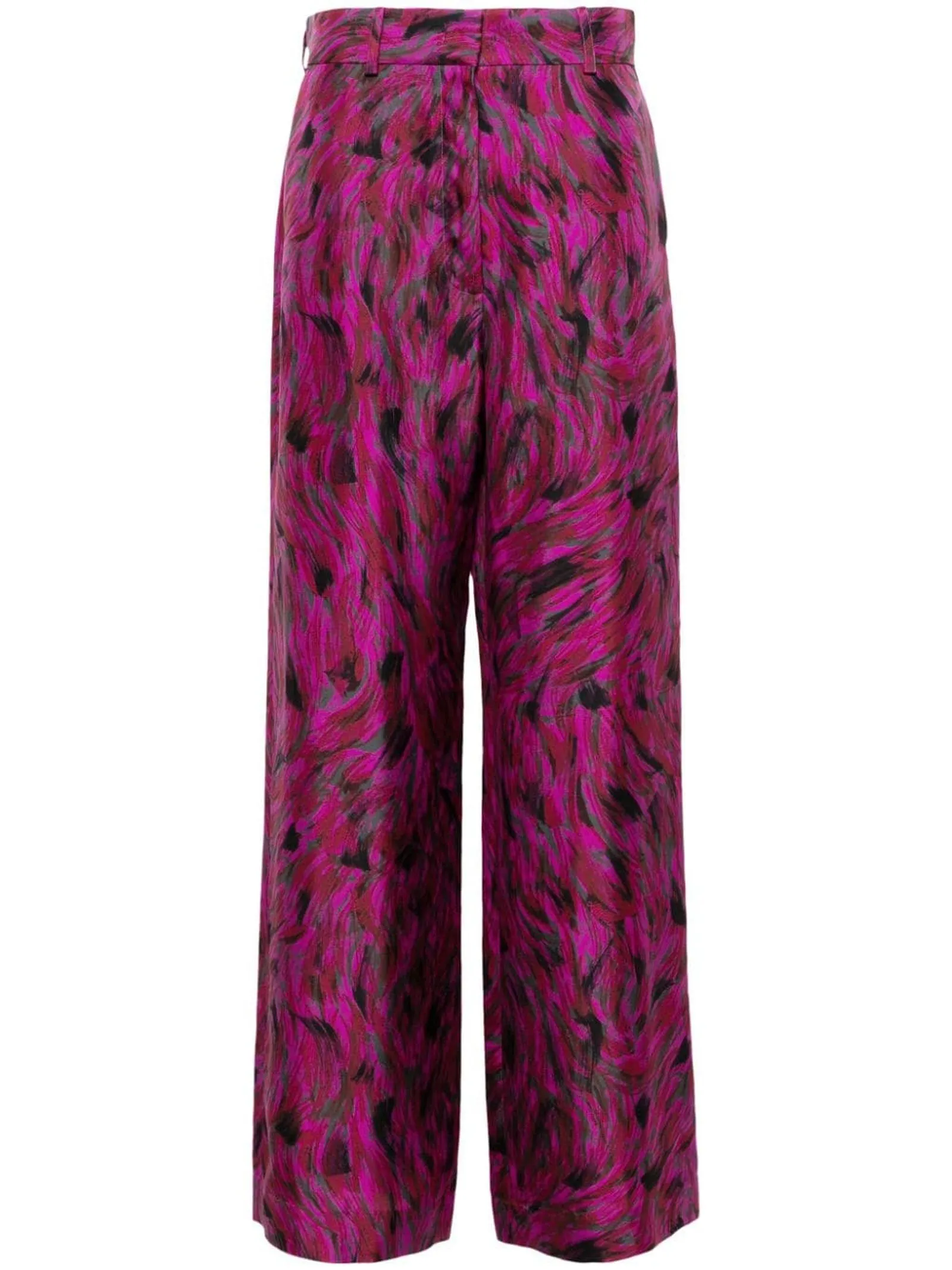 LANVIN Abbigliamento,Pantaloni Pantaloni in seta fucsia 