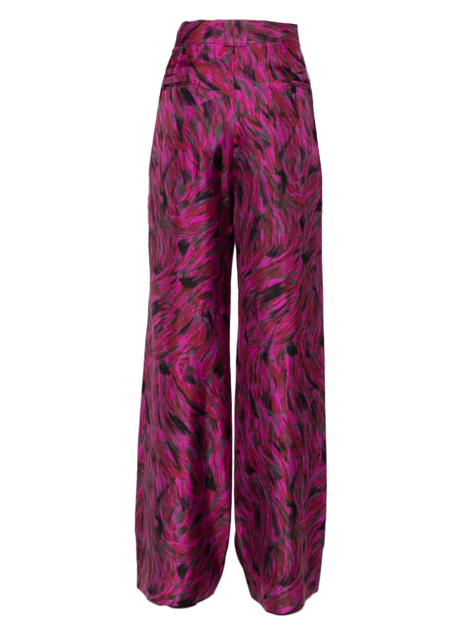 LANVIN Abbigliamento,Pantaloni Pantaloni in seta fucsia 