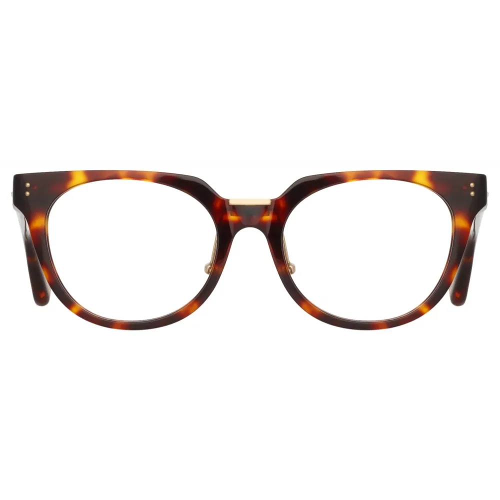 Linda Farrow - Occhiali da Vista Delphine Cat Eye in Tartaruga - LFL1323C2OPT - Linda Farrow Eyewear