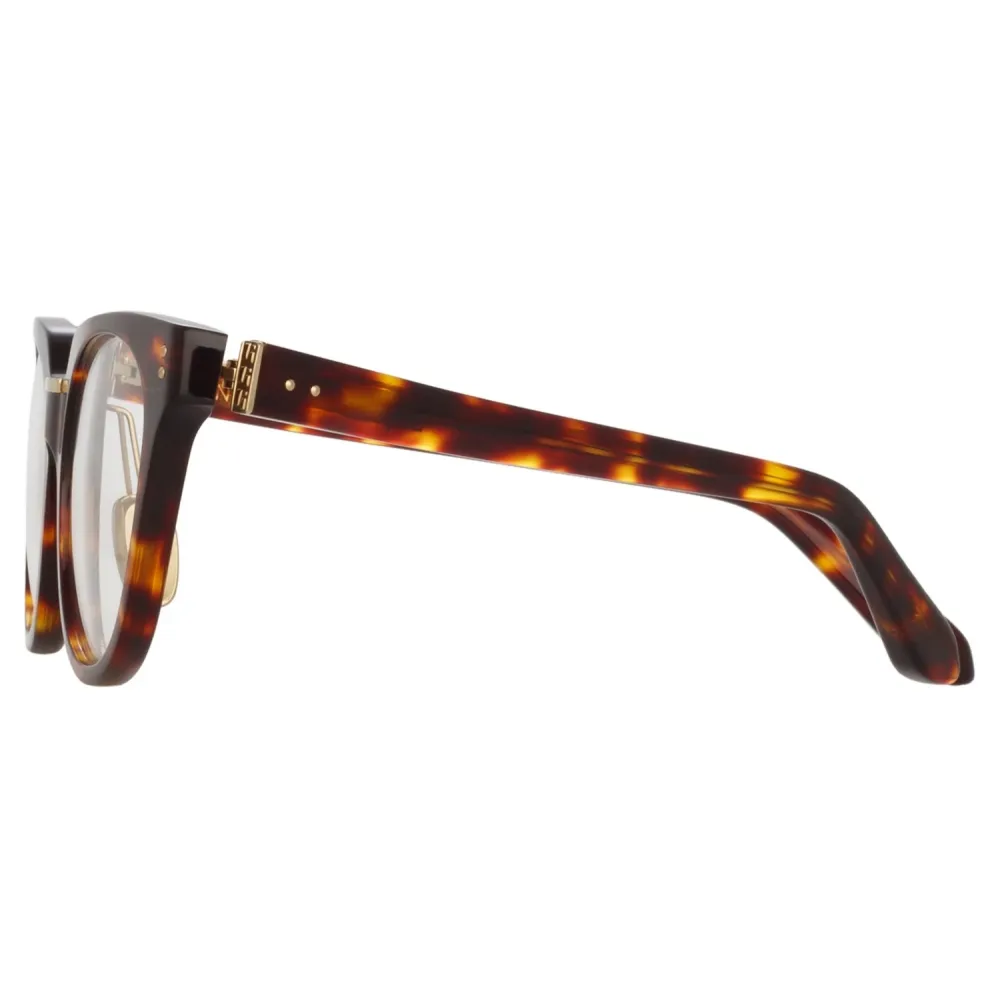 Linda Farrow - Occhiali da Vista Delphine Cat Eye in Tartaruga - LFL1323C2OPT - Linda Farrow Eyewear