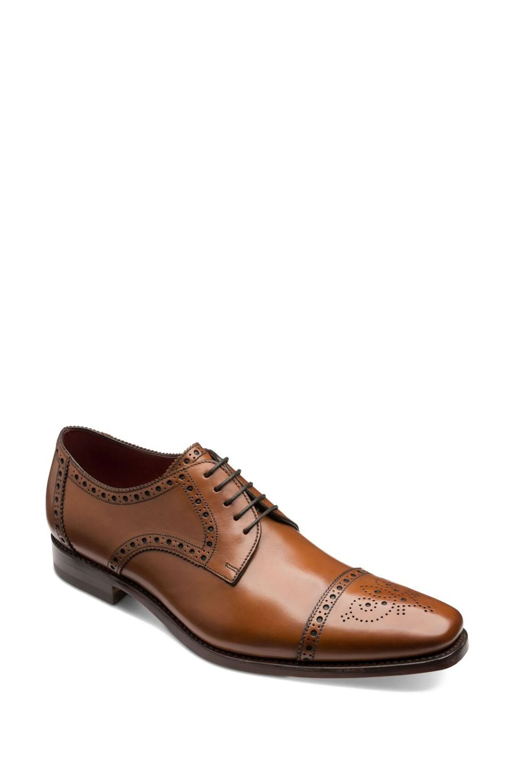 Loake - Foley - Scarpe semi brogue in pelle di vitello    
