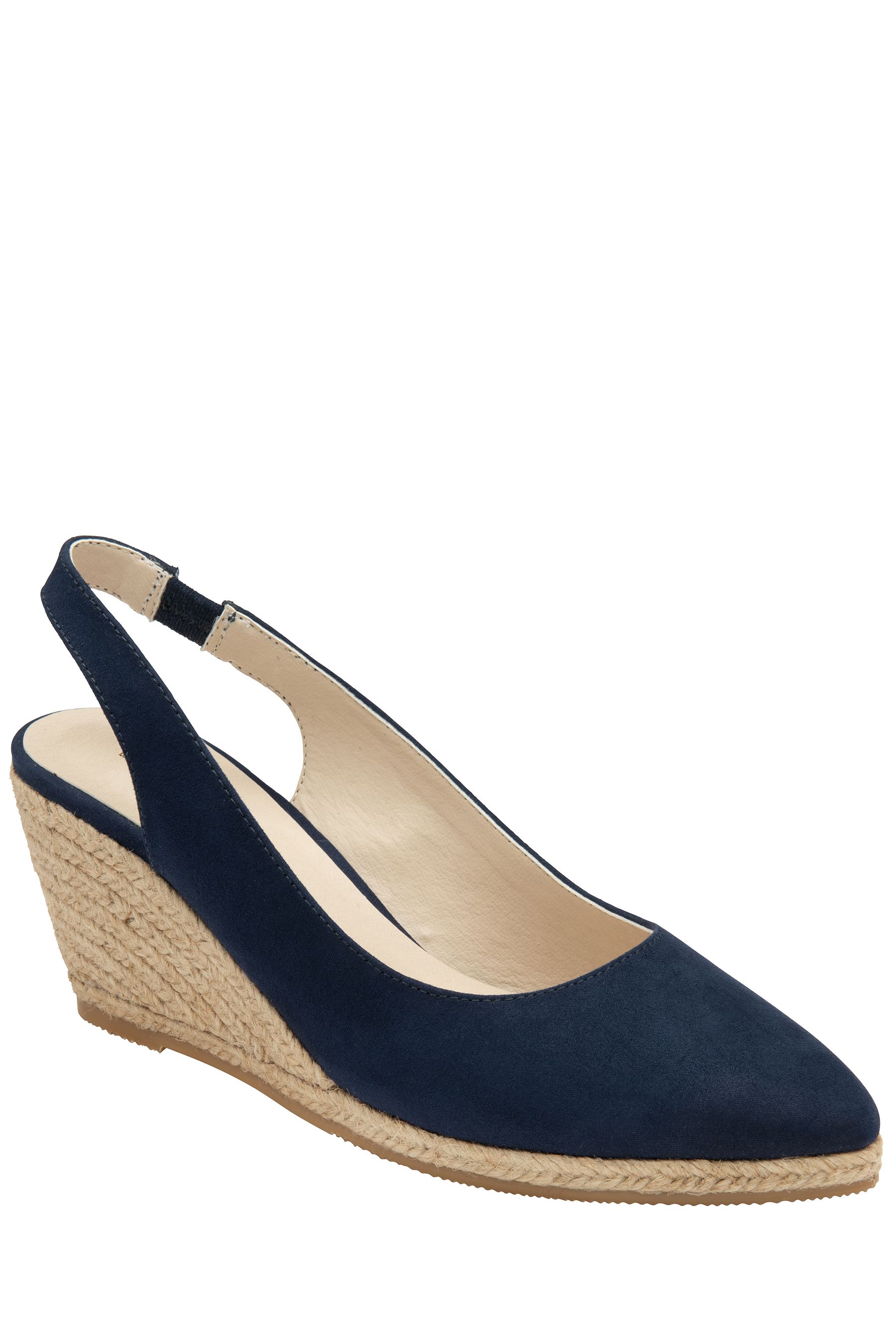 Lotus - Espadrillas in microfibra con zeppa