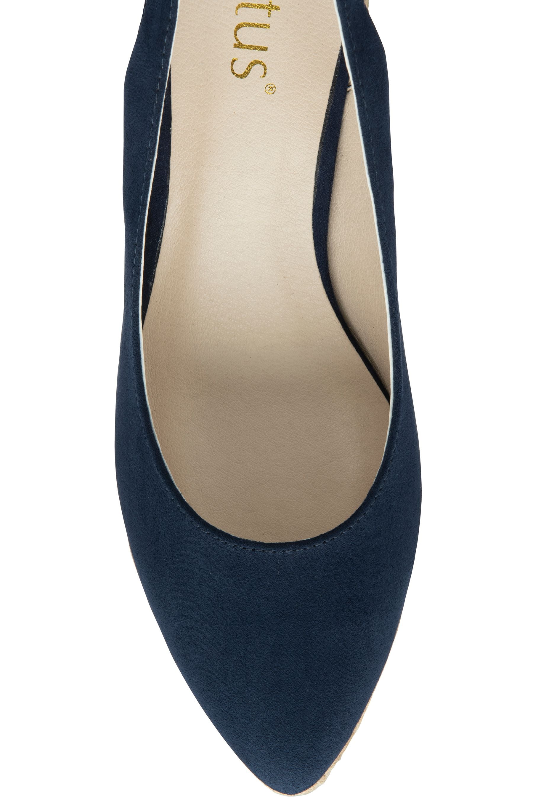 Lotus - Espadrillas in microfibra con zeppa
