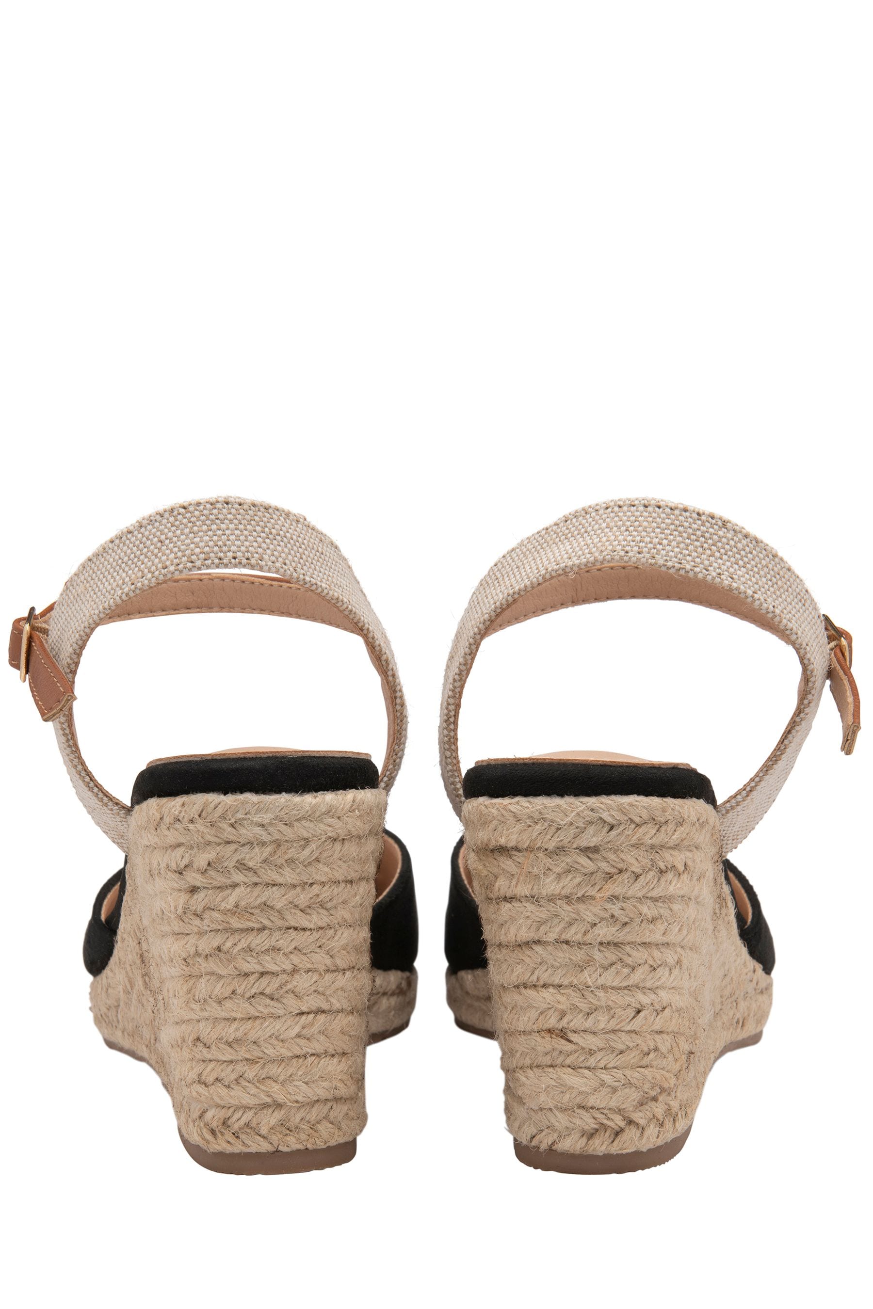Lotus - Scarpe stile espadrillas con zeppa