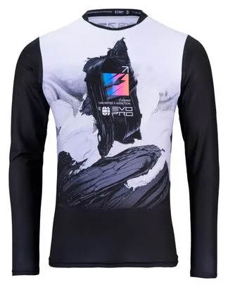 Maglia Kenny Evo Pro a manica lunga nero/bianco