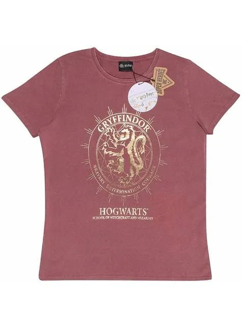 Maglietta Grifondoro Hogwarts con logo da donna - Harry Potter