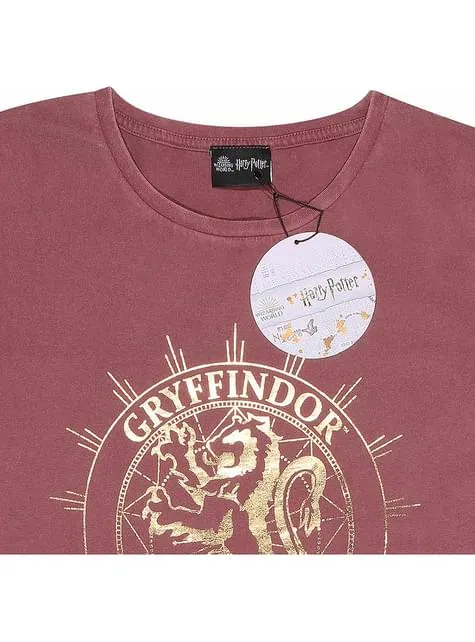 Maglietta Grifondoro Hogwarts con logo da donna - Harry Potter